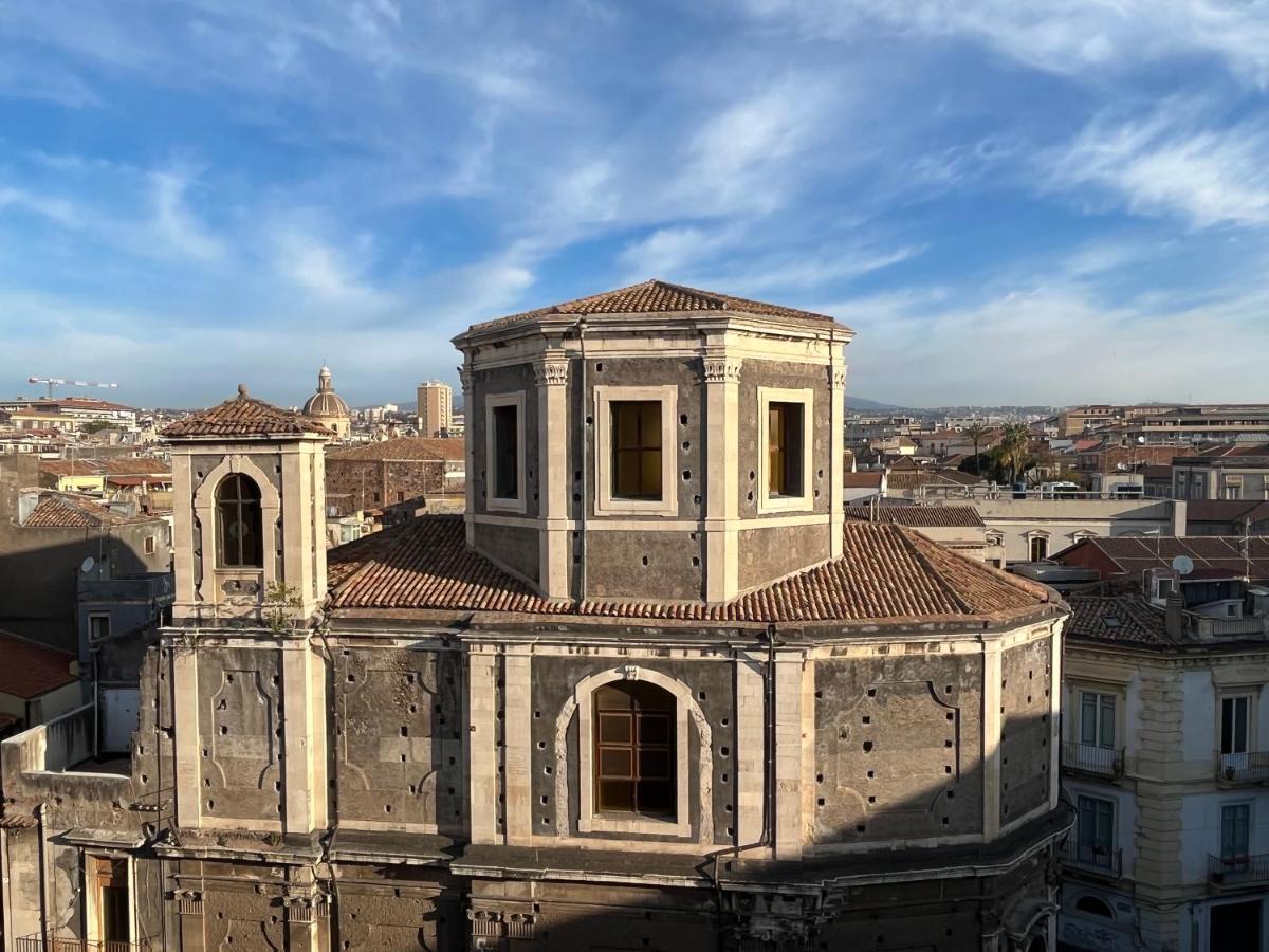 Ferienwohnung La Terrazza Di Sant'Agata CTA Exterior foto