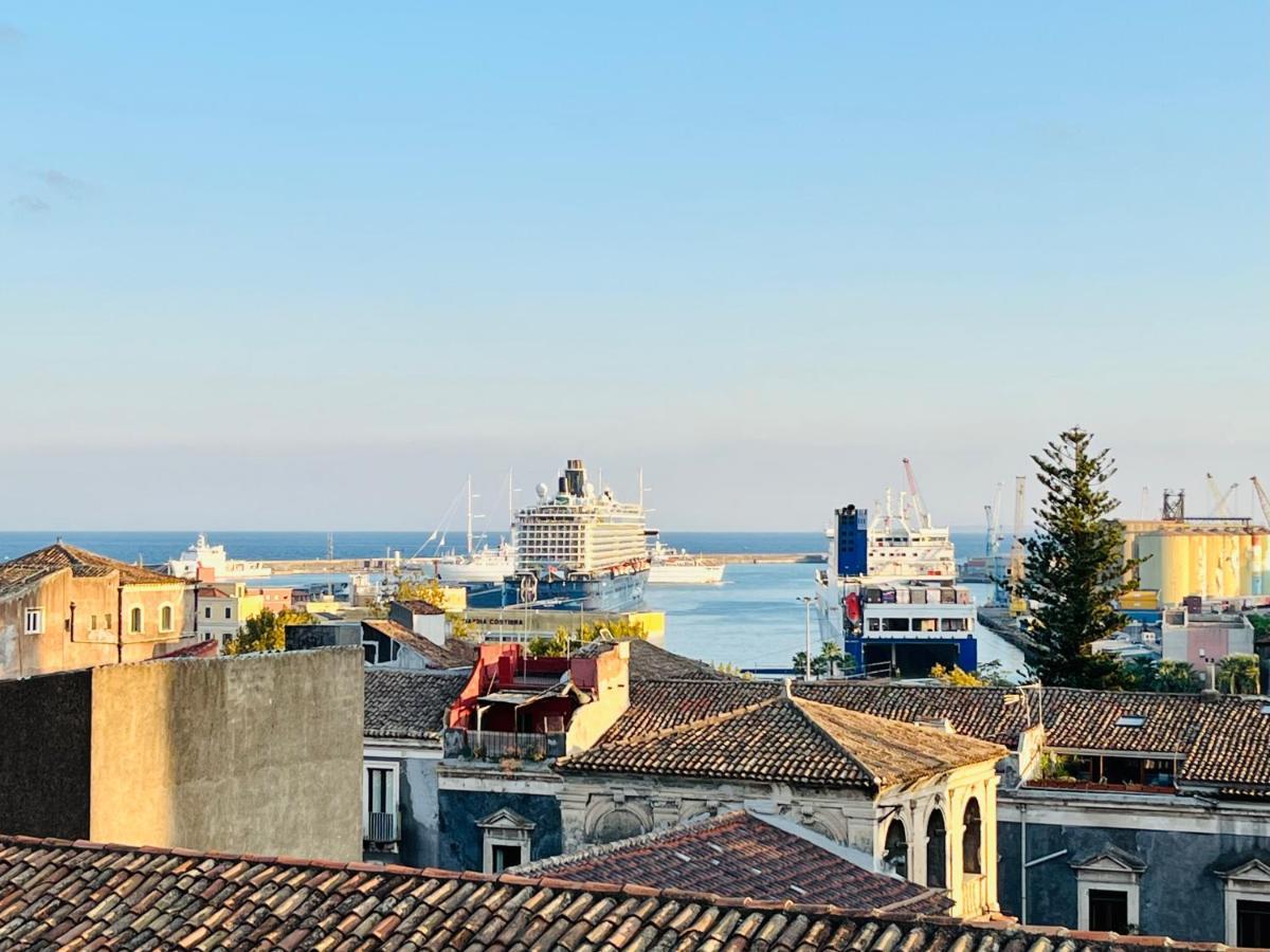 Ferienwohnung La Terrazza Di Sant'Agata CTA Exterior foto