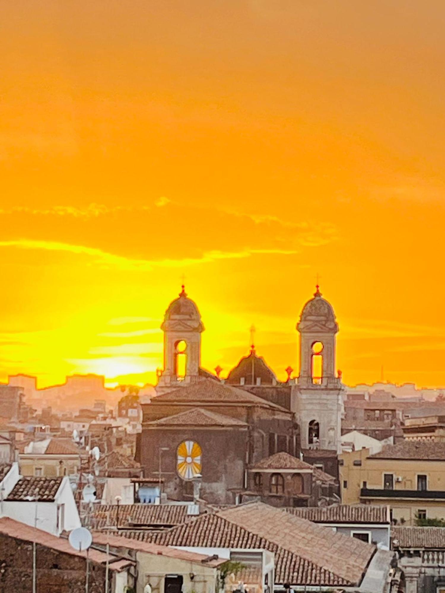 Ferienwohnung La Terrazza Di Sant'Agata CTA Exterior foto