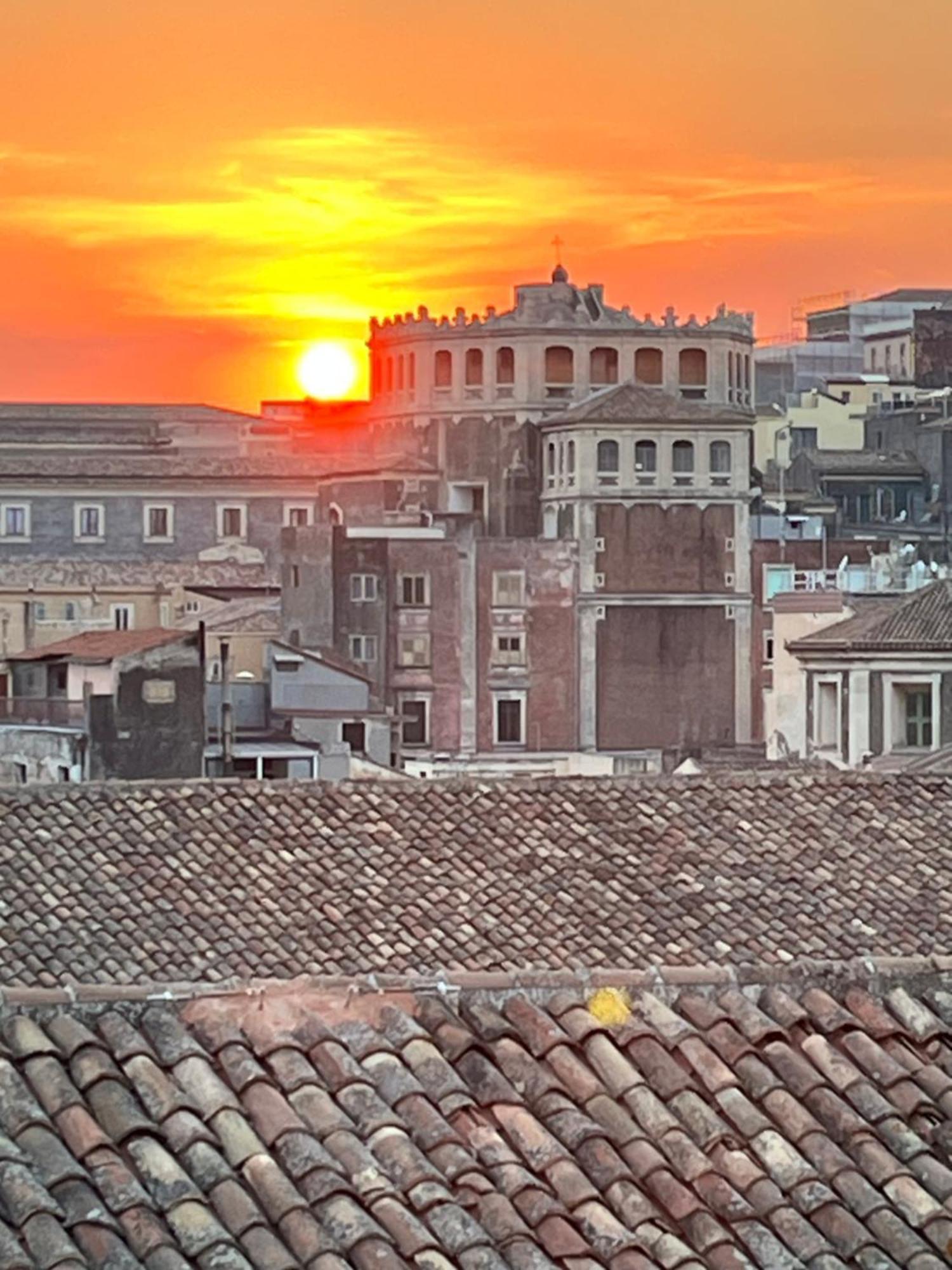 Ferienwohnung La Terrazza Di Sant'Agata CTA Exterior foto