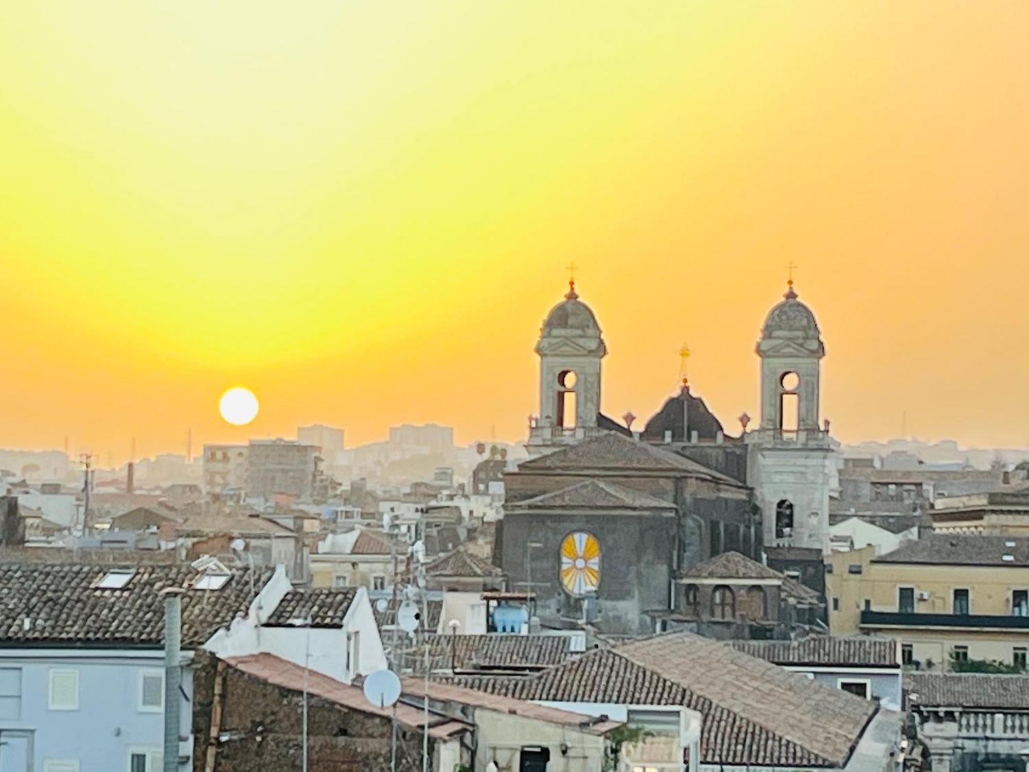 Ferienwohnung La Terrazza Di Sant'Agata CTA Exterior foto