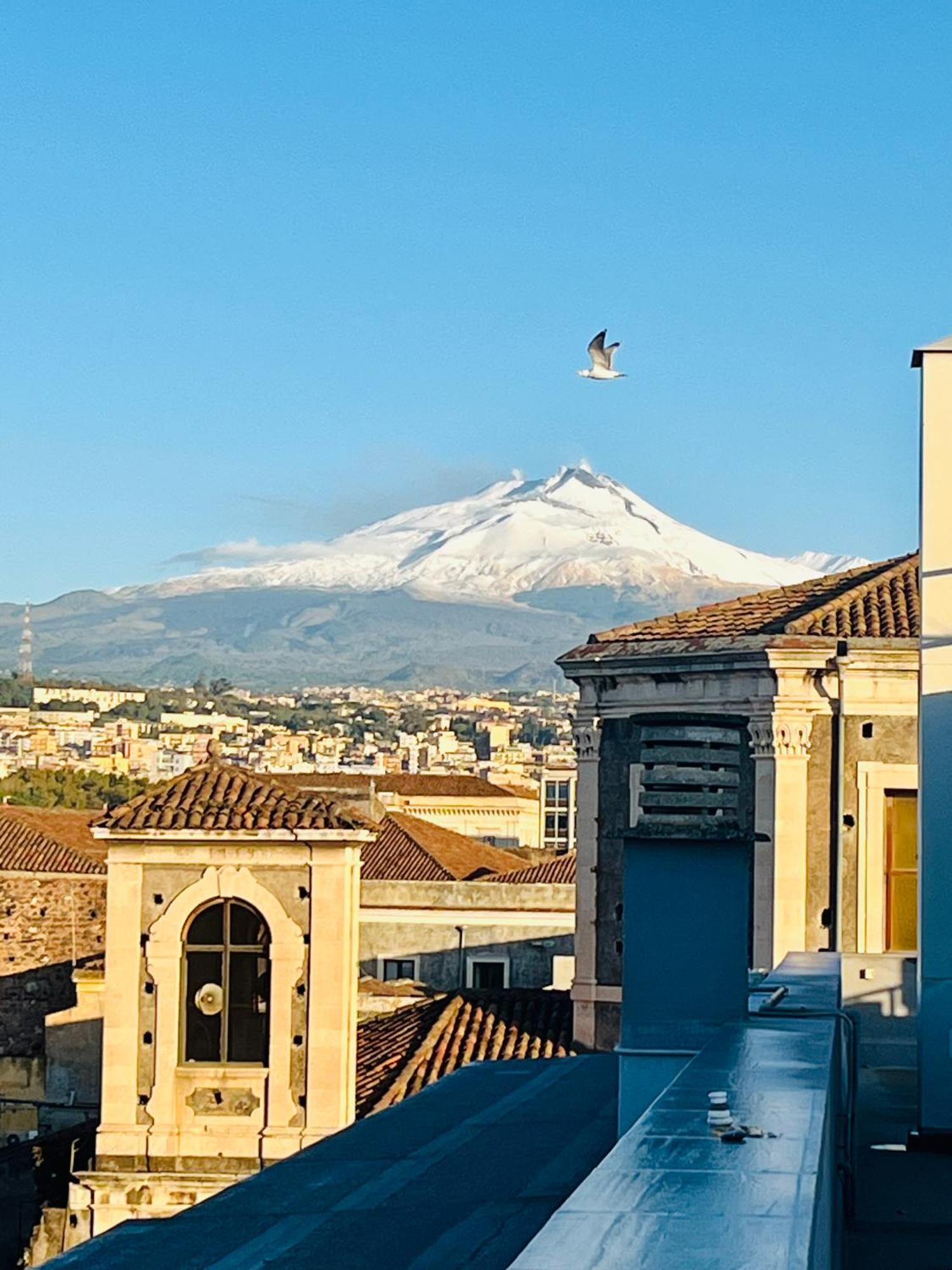 Ferienwohnung La Terrazza Di Sant'Agata CTA Exterior foto
